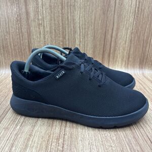 Kizik Madrid Eco Knit Black Hands Free Slip On Walking Shoes M 8.5 wide W 10